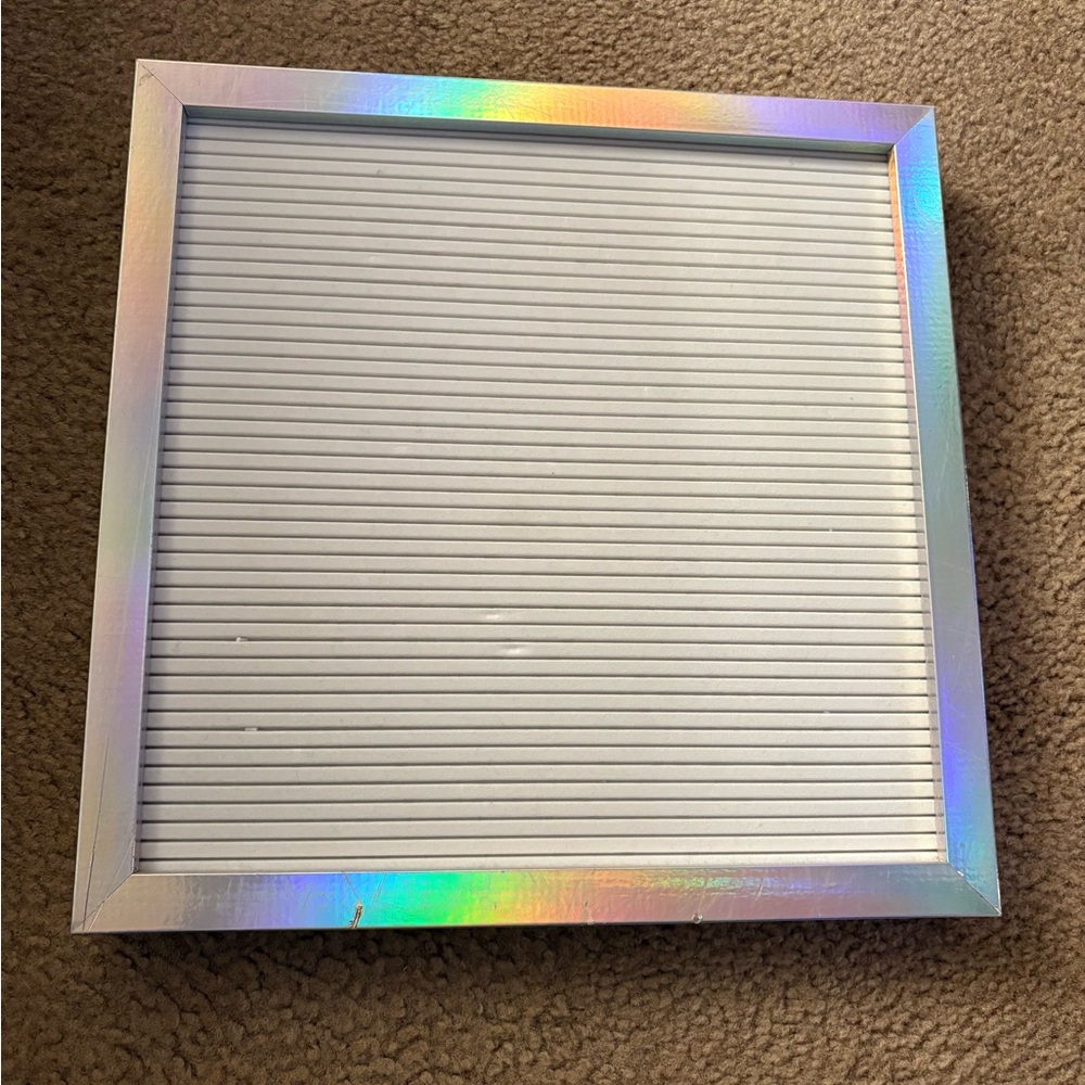 Holographic Frame Letter Board